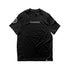 Technostoff Virtual Rave oversized T-Shirt von vorne in schwarz
